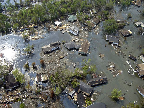 Flood Panel™ Consultancy - Hurricane Katrina effects at Port Sulphur